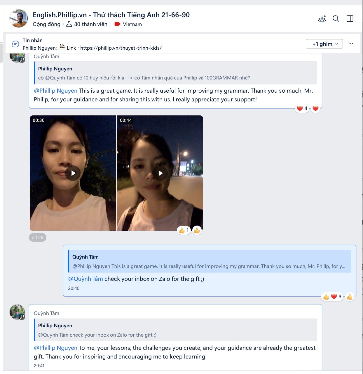 Feedback học viên 4