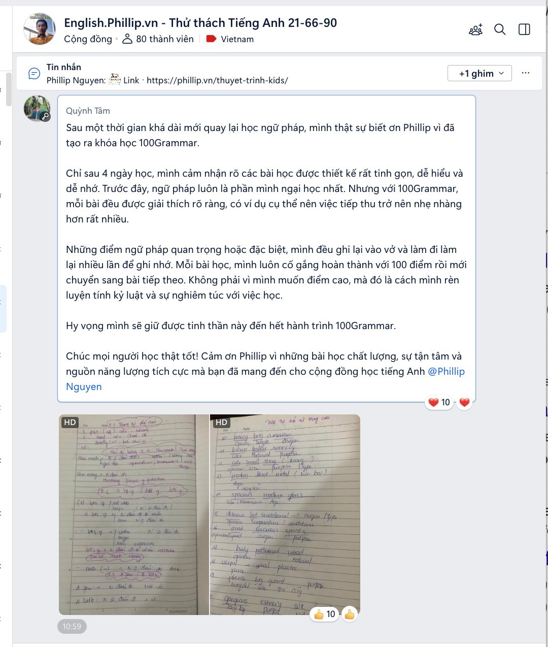 Feedback học viên 4